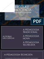 Escola e Democracia