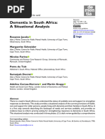 Jacobs Et Al 2023 Dementia in South Africa A Situational Analysis