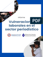 Informe - Vulneraciones Laborales en El Sector Periodístico