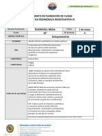 FORMATO DE PLANEACIÓN DE CLASES Estequiometría 10°