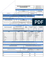 Registro de Enfermedades Ocupacionales