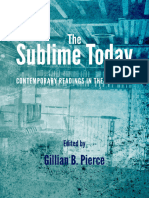 The Sublime Today Contemporary Readings in The Aesthetic by Gillian Borland Pierce