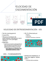 Velocidad de Eritrosedimentación