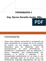 TOPOGRAFIA I Ing. Heredia Byron Nivelción