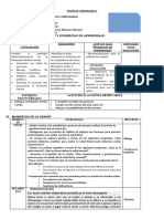 Sesión de Aprendizaje Mente Sana en Cuerpo Sano P.S. 2023