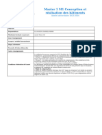 GC M1 Conception Et Realisation Des Batiments 2023-2024