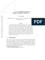 Benign vs. Malicious Ghosts in Higher-Derivative Theories A.V. Smilga