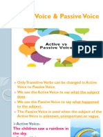 Active and Passive Voice