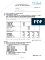 102.COAP - .L I Question CMA JUNE 2020 Exam