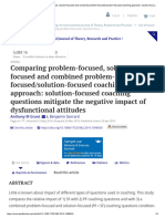 Comparing Problem-Focused