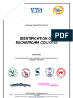 Identification Of: Escherichia Coli O157