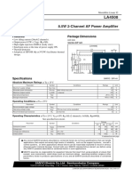 LA4508 Power Amplifier