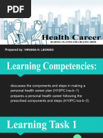 Q4-PPT-Health10 - Lesson 1 (Health Career)