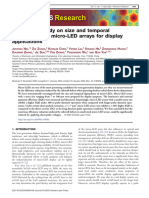 Systematic Study On Size and Temporal