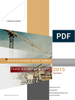 Construction Cost Index: Tower Buildings Projects