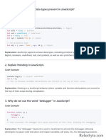 Javascript Interview Question PDF by Relaxbyte Watermark