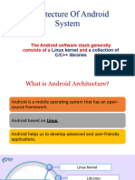 Architecture of Android System