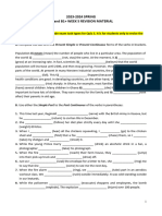 B1-B1+ SPRING Weeks 1-5 REVISION MATERIAL With Answers