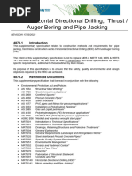 4878 Horizontal Directional Drilling and Thrust Auger Boring