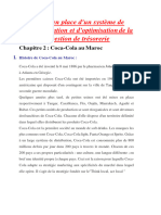 Mise en Place D'un Système de Centralisation Et D'optimisation - Coca-Cola Au Maroc