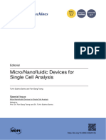 Micro-Nanofluidic Devices For Single Cell Analysis