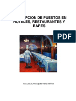 dESCRIPCION DE PUESTOS hOTEL Y rESTAURANTE