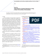 Standard Test Method For Evaluation of Asphalt Mixture Cracking Resistance Using The Semi-Circular Bend Test (SCB) at Intermediate Temperatures