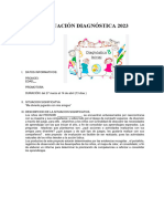 Evaluación Diagnóstica 2023 Pronoei