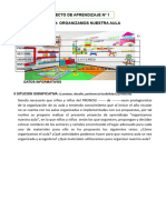 PROYECTO DE APRENDIZAJE 01 ORGANIZAMOS NUESTRA AULA (Recuperado Automáticamente)