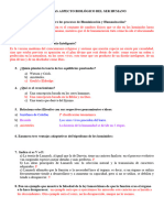 Preguntas Tema Aspecto Biológico Del Ser Humano