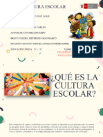 CULTURA ESCOLAR Grupo 8 - Deliberación