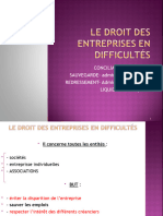 Chapitre 6-Le Droit Des Entreprises en Difficultés