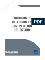 Procesos de Selección en Contratación Del Estado