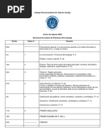 Cronograma de Lenguaje