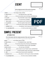 Test On Present Tense