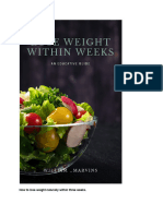 How To Lose Weight Naturally Within Three Weeks.