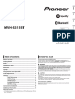 MVH Estéreo Bluetooth Pioneer