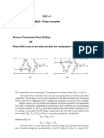 Phase Shift in Star Delta Transformer