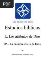 L.05. - La Omnipresencia de Dios