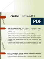 Questões - Revisão AV1