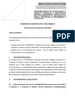 Dictamen de La Comisión de Constitución