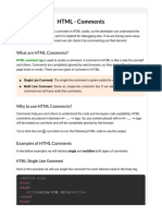 11-HTML - Comments