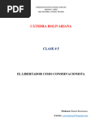 Cátedra Bolivariana 3er Año Clase 5 y 6