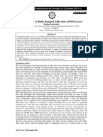 An Overview of Diode Pumped Solid State (DPSS) Lasers: Burhan Davarcioglu