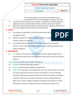 Data Integrity - QMS SOP