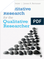 Quantitative Research For The Qualitative Researcher 9781506335674 1506335675 Compress