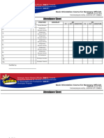 Attendance Sheet BNEO