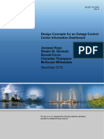 Design Concepts For An Outage Control Center Information Dashboard