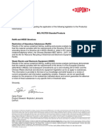 DUPONT Molykote ROHS Letter 2024