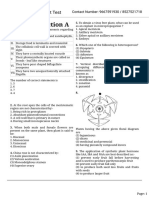 Botany - Section A: Target Test